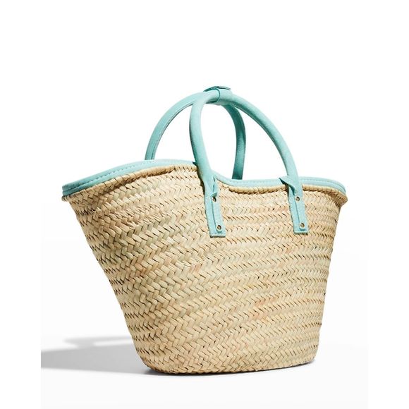 Jacquemus Le Panier Soleil Basket Bag with Suede Trim $535 - Picture 4 of 12